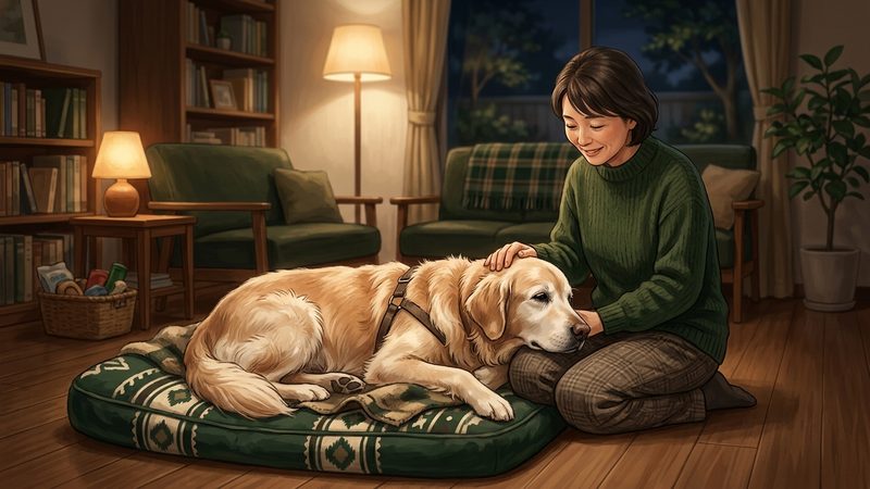 大型犬の飼い主さんへ|犬種別に知っておきたい注意点|シニア犬の老犬 夜中徘徊