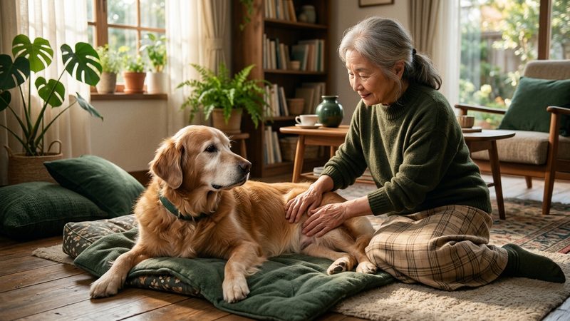 大型犬の尿が出ない時に知っておきたいこと|シニア犬の老犬 尿が出ない マッサージ