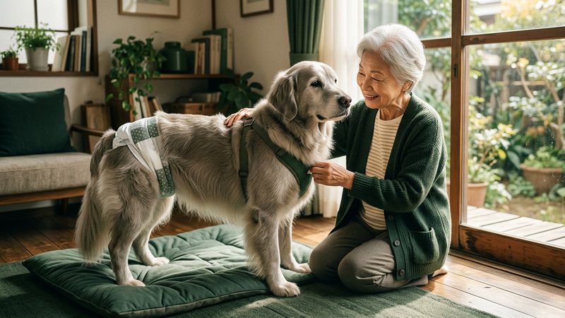 ゴールデンレトリバー・ラブラドールなど大型犬のオムツ使用|シニア犬のシニア犬 オムツ