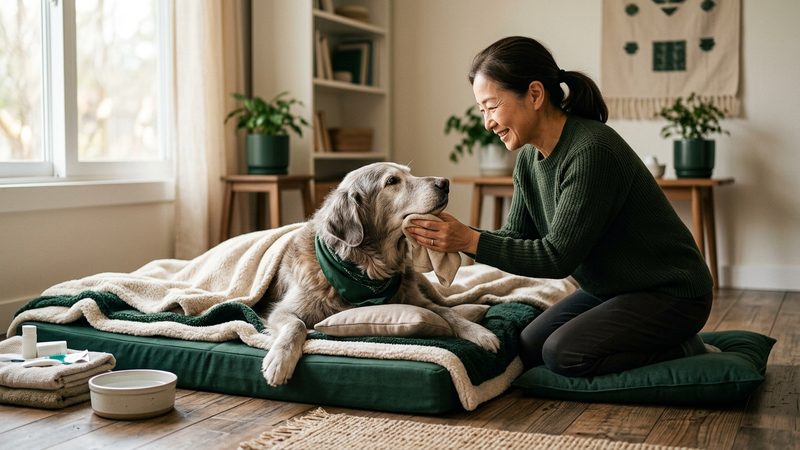 大型犬・犬種別の寝たきり介護で気をつけたいこと|シニア犬の老犬 介護 寝たきり