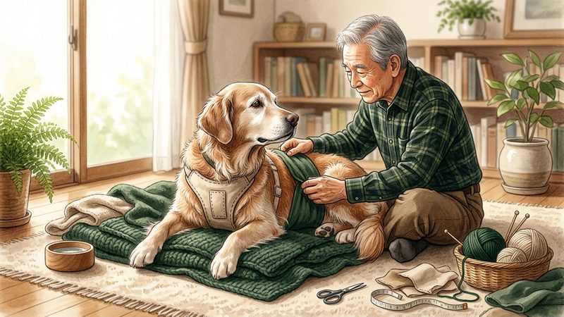大型犬の介護用品を手作りする時の注意点|シニア犬の老犬 介護用品 手作り