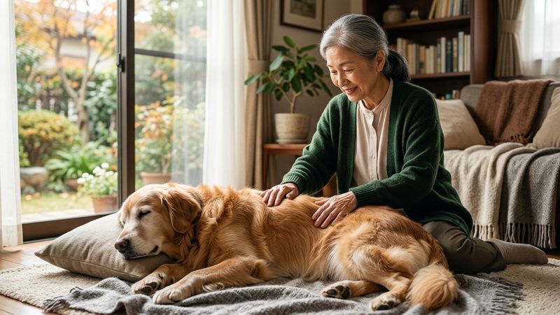 大型犬・犬種別に気をつけたいポイント|シニア犬の老犬 ヘルニア マッサージ
