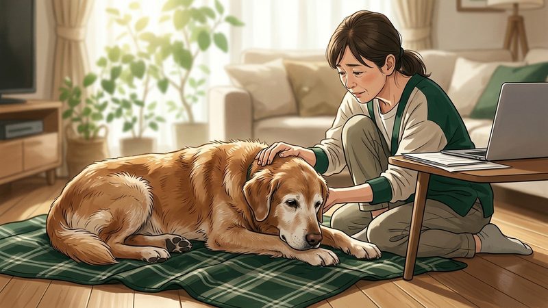 大型犬の介護と仕事の両立は「体力問題」を切り離せない｜シニア犬の老犬 介護 仕事
