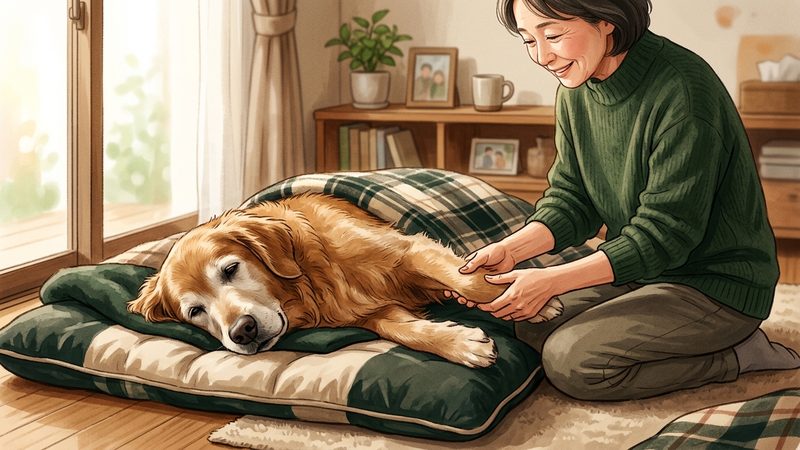 大型犬・犬種別の注意点|シニア犬の老犬 マッサージ 寝たきり