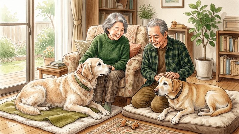 大型犬・犬種別の注意点|ゴールデンとラブラドールで気をつけたい違い|シニア犬のゴールデンレトリーバー ラブラドールレトリーバー 違い