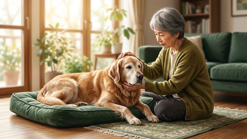 大型犬・犬種別の注意点|シニア犬の老犬 チック症状