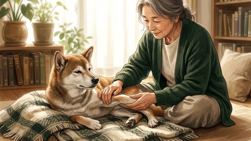 老犬の足が弱っていく「本当の理由」｜シニア犬の老犬足のマッサージ