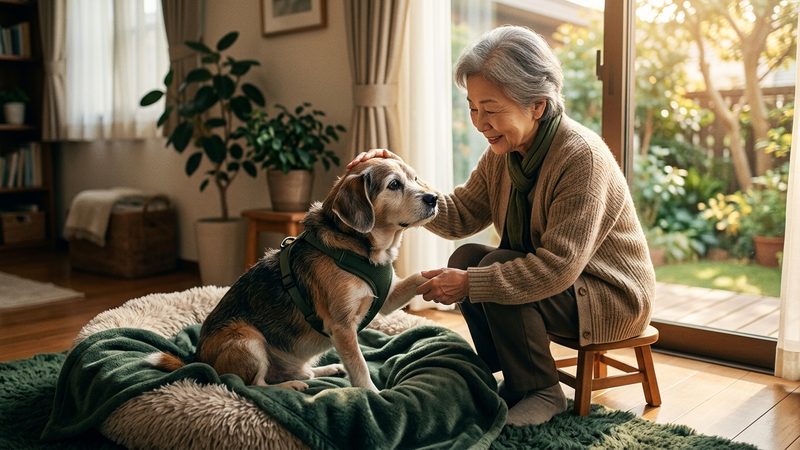 老犬が歩けないのに歩きたがる「本当の理由」|シニア犬の老犬歩けないのに歩きたがる