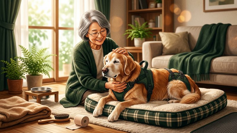 老犬に介護用品が必要になる「体の変化」｜シニア犬の老犬の介護用品
