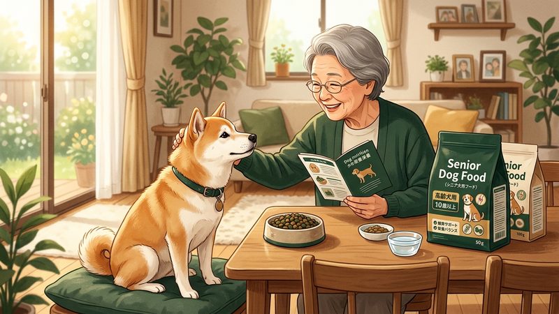 シニア犬用フードの選び方5つのポイント|シニア犬のシニア犬用フード
