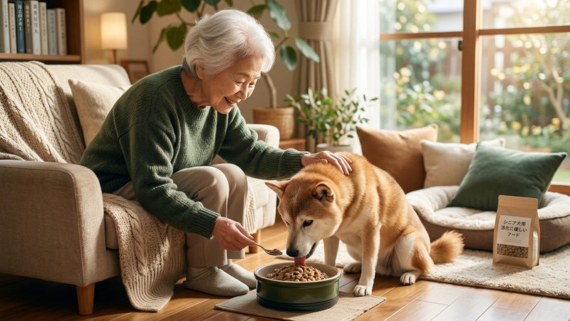 消化の良いフードを選ぶ5つの基準と与え方|シニア犬のシニア犬消化の良いフード