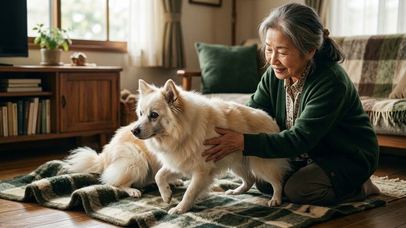 自宅でできるチェックとケアの方法|シニア犬の老犬歩けないのに歩きたがる