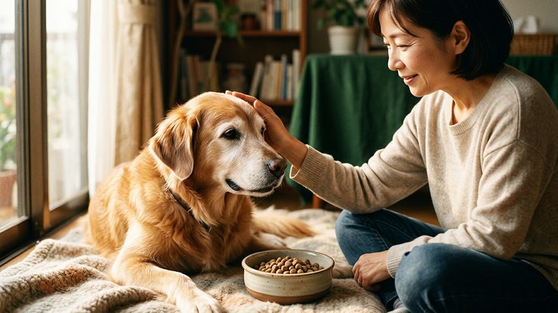 シニア犬の半生フードのメリット・デメリットと選び方|シニア犬のシニア犬半生フード