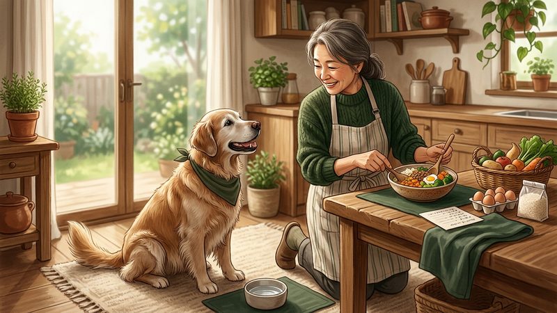 老犬の手作りごはん|簡単レシピと栄養バランスの基本|シニア犬の老犬 手作りごはん レシピ