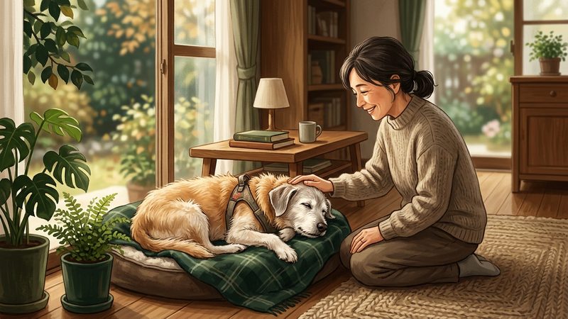 老犬の昼夜逆転を改善する5つの対策|シニア犬の老犬 昼夜逆転 対策