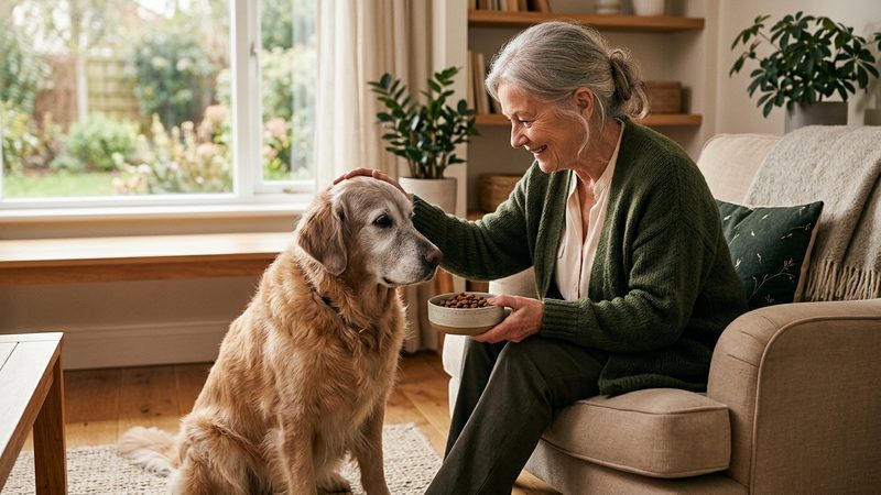 切り替えの時期と与え方|受診を考えるサイン|シニア犬のシニア犬用フード