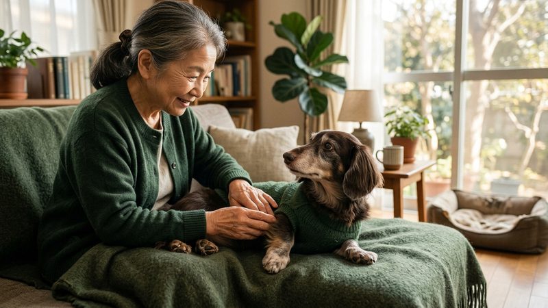 こんな時は動物病院へ｜受診の目安｜シニア犬の老犬足のマッサージ