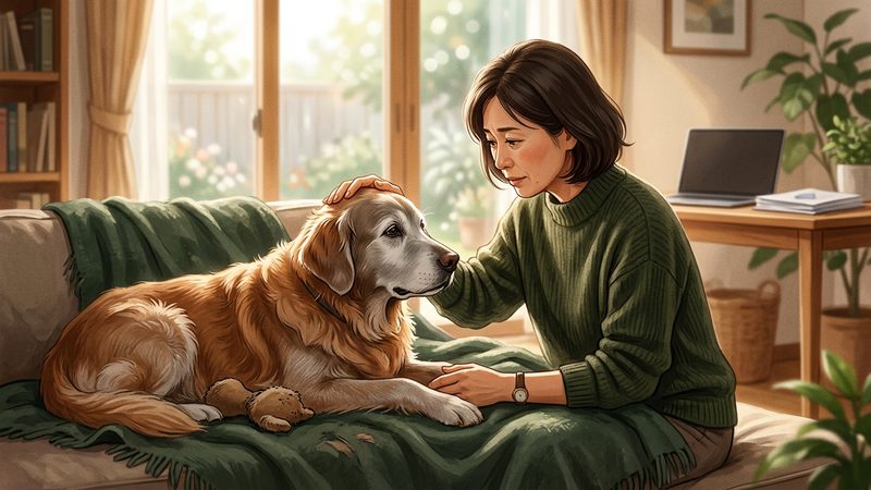「もう限界かも」と感じたら|受診・相談を考えるサイン|シニア犬の働きながら老犬の介護