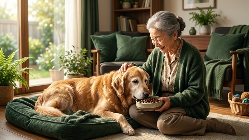 大型犬・犬種別の注意点|シニア犬のシニア犬に成犬用フードを与えてもいいですか