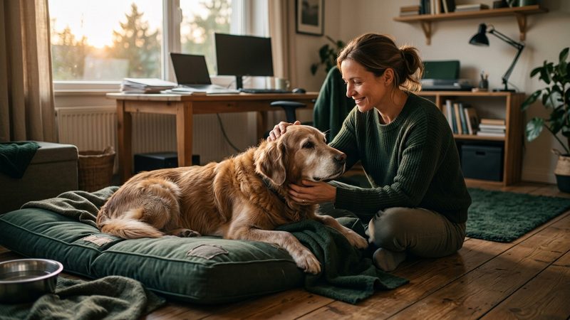 大型犬を働きながら介護するときの注意点|シニア犬の働きながら老犬の介護
