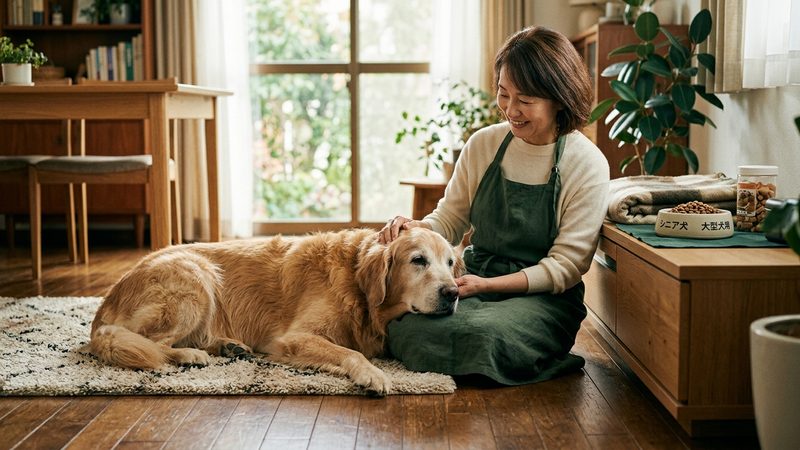 大型犬・犬種別のドッグフードの注意点|シニア犬のシニア犬ドックフード