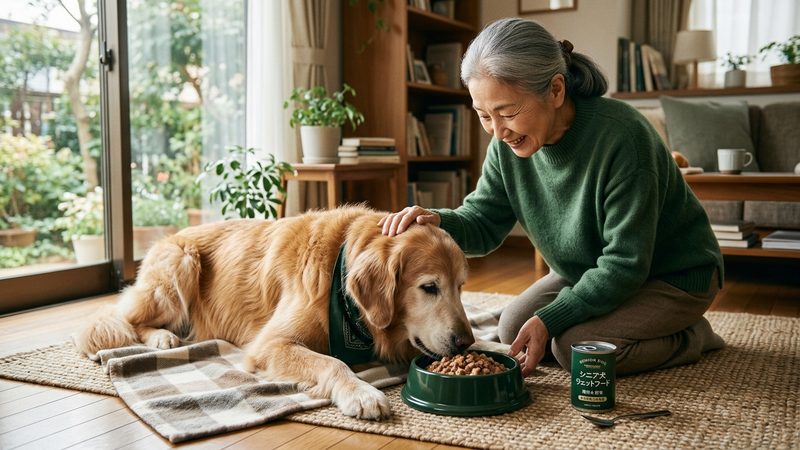 大型犬・犬種別のウェットフードの注意点|シニア犬のシニア犬ウェットフード